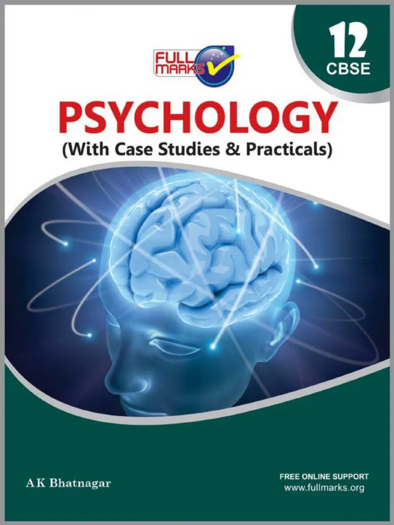 Full Marks psychology Class 12 NCERT CBSE Latest Syllabus By AK Bhatnagar - Bhandari Stationers - Best Stationery Store In Kota