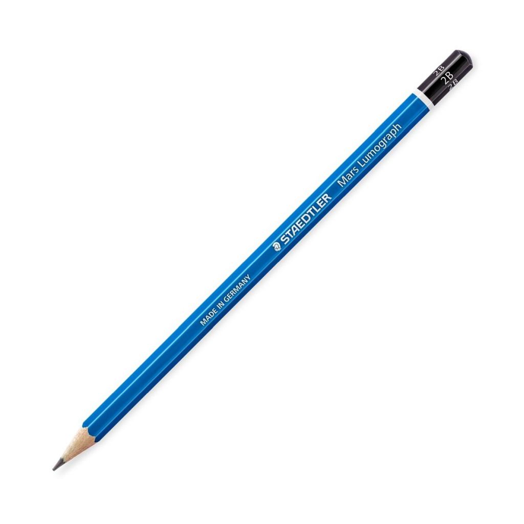 100-2B Staedtler Mars Lumograph - Drawing Graphite Pencil - 2B - Bhandari Stationers - Best Stationery Store In Kota