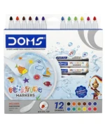 Doms Floating Markers - 12 Shades Includes One Spoon Inside This Pack | Pack Of 1, Multicolor - Bhandari Stationers