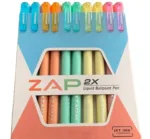 Unomax Zap 2X Liquid Ballpoint Pen 10 Unit Pack - Best Stationery Store In Kota
