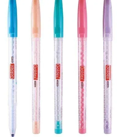 Goldex Cotton Doll Ball Pen 5 Unit Pack - Best Stationery Store In Kota