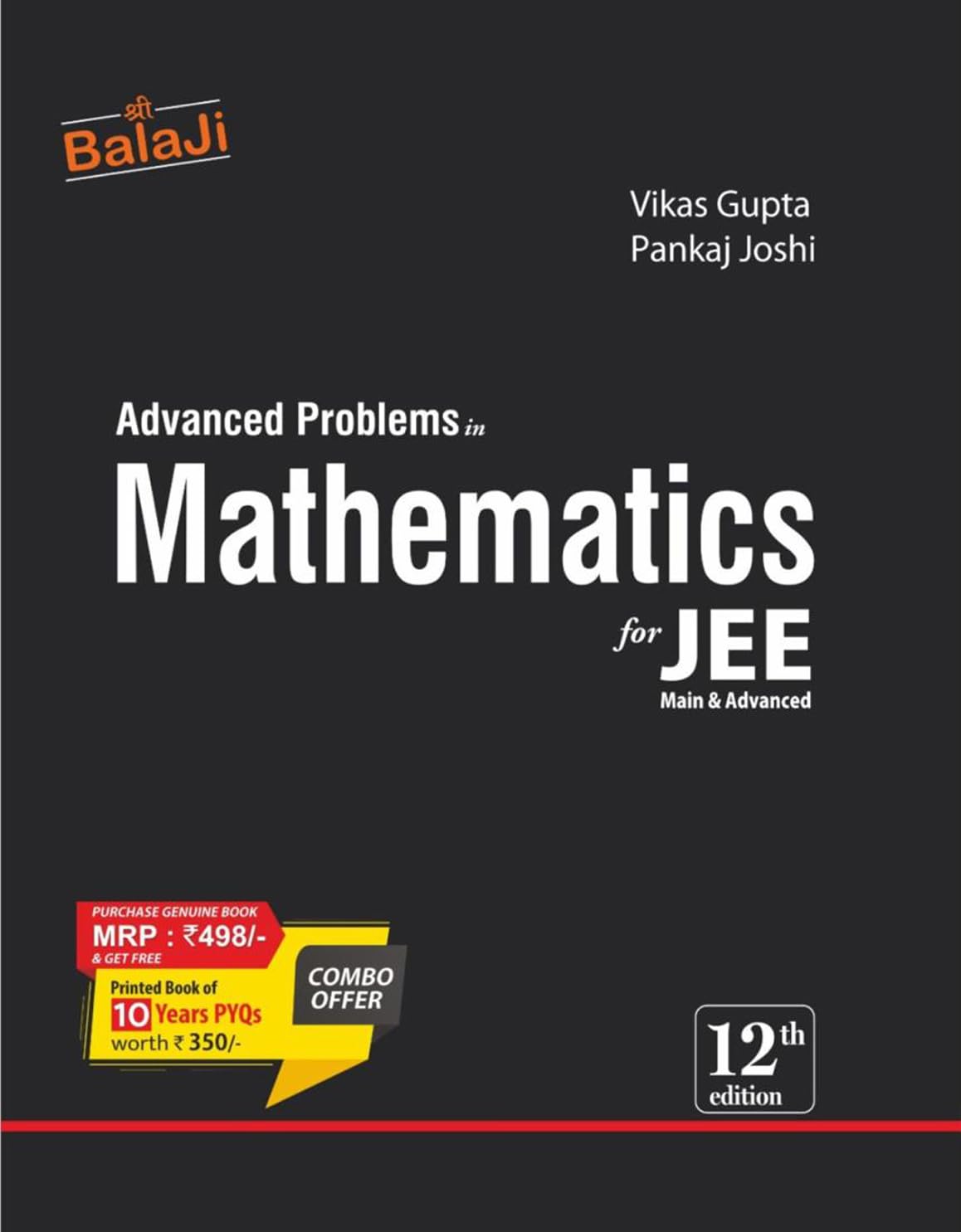 Shri Balaji Mathematics Black Book Textbook For JEE Main & Advanced 12th Edition By Vikas Gupta - Bhandari Stationers Shri Balaji Mathematics Black Book Textbook For JEE Main & Advanced 12th Edition By Vikas Gupta - Bhandari Stationers