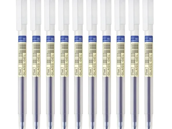 Flair Glass Ball Pen 10 Unit Pack - Bhandari Stationers - Best Stationery Store In Kota