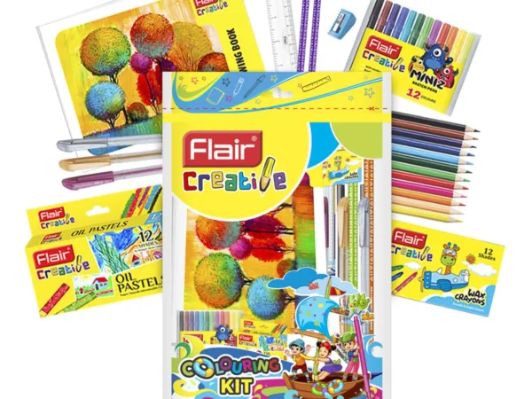 Flair Series Coloring Kit Ideal for Gifting | Set of 11 Items - Bhandari Stationers - Best Stationery Store In Kota