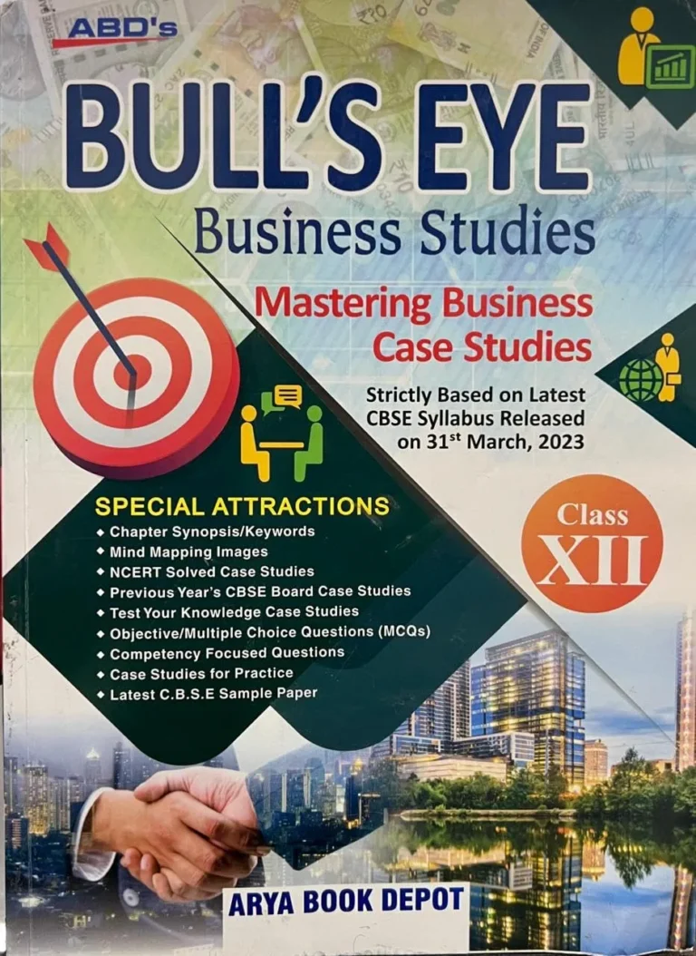 ABD's Bulls Eye Business Studies For Class 12th - Latest for 2025-26 Session - Bhandari Stationers - Best Stationery Store In Kota