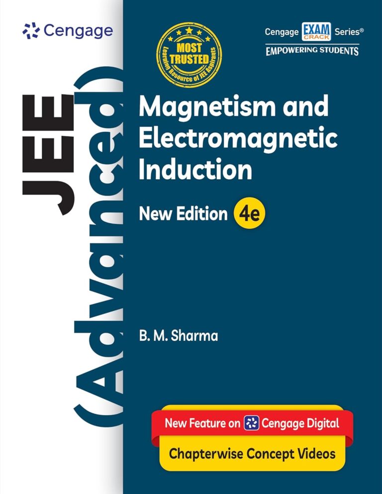 Cengage JEE Advanced Magnetism And Electromagnetic Induction Textbook By B. M. Sharma New Edition 4e - Bhandari Stationers