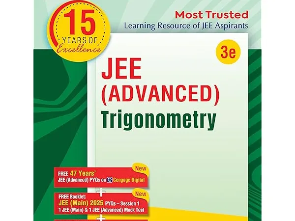 Cengage 15 Years Of Excellence JEE Advanced Trigonometry Textbook By G. Tewani - Bhandari Stationers - Best Stationery Store In Kota