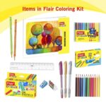 Flair Creative Series Coloring Kit Ideal for Gifting | Set of 11 Items - Bhandari Stationers