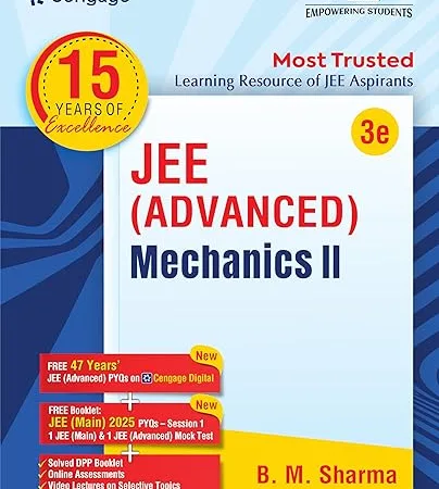 Cengage 15 Years Of Excellence JEE Advanced Mechanics- 2 Textbook By B. M. Sharma - Bhandari Stationers - Best Stationery Store In Kota
