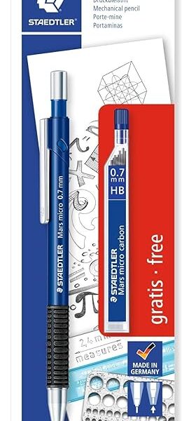 Staedtler Mars Micro 0.7mm Mechanical Pencil with 1 Lead Tube - Bhandari Stationers
