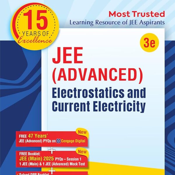 Cengage 15 Years Of Excellence JEE Advanced Electrostatics And Current Electricity Textbook By B. M. Sharma - Bhandari Stationers - Best Stationery Store In Kota