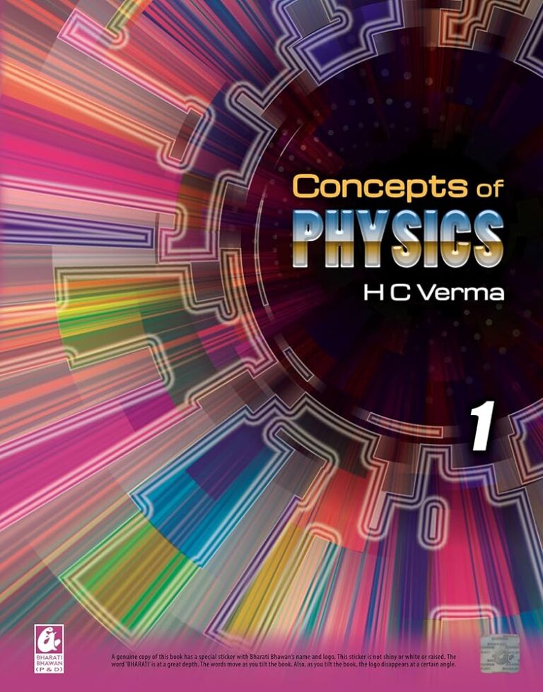 Concepts Of Physics Volume-1st By H C Verma - Bhandari Stationers - Best Stationery Store In Kota