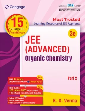 Cengage 15 Year Of Excellence JEE Advanced Organic Chemistry Part-2 By K.S. Varma - Bhandari Stationers - Best Stationery Store In Kota