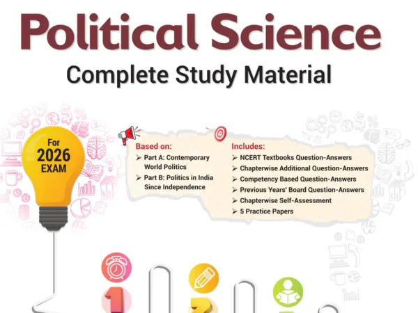 Full Marks Political Science Complete Study Material Class 12 | Based on Part A, Part B - Bhandari Stationers - Best Stationery Store In Kota