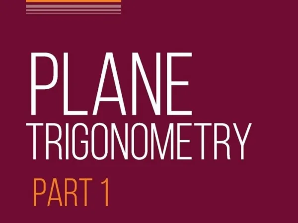 Arihant All In One Classic Texts Series Plane Trigonometry Part 1 - Bhandari Stationers - Best Stationery Store In Kota