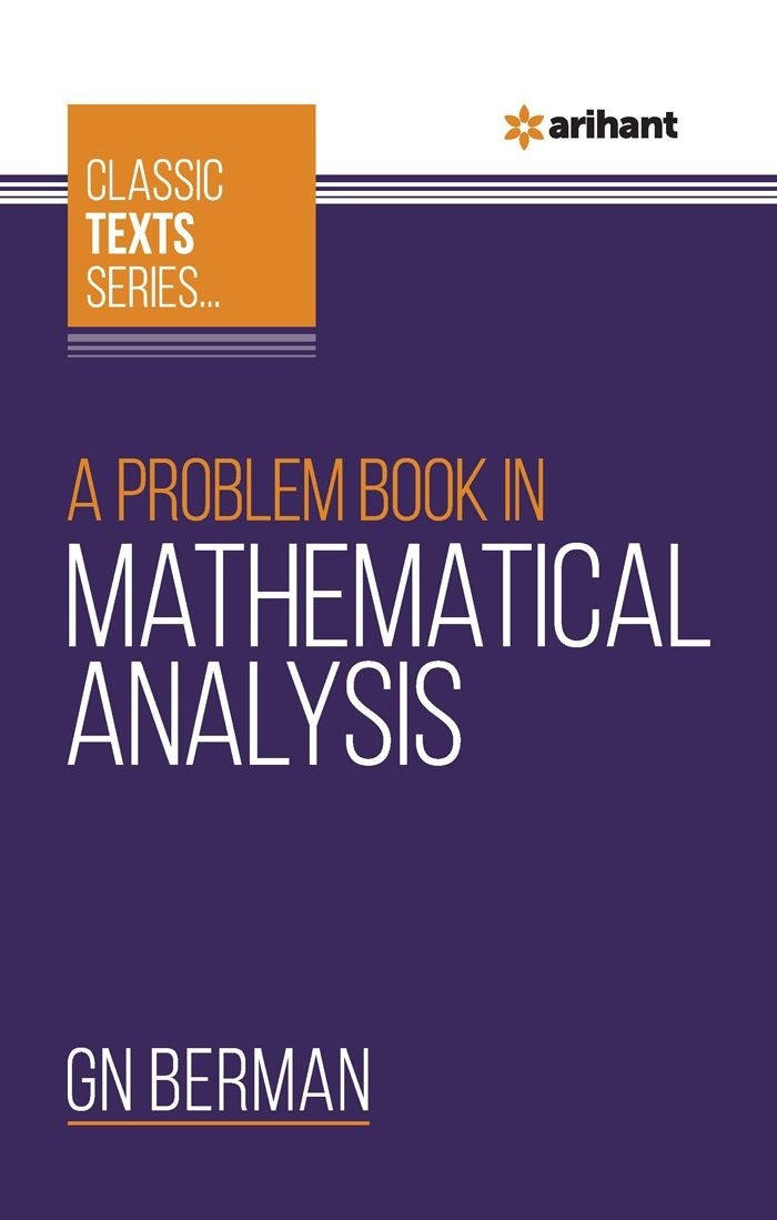 Arihant All In One All In One Classic Texts Series A Problem In Mathematical Analysis - Bhandari Stationers