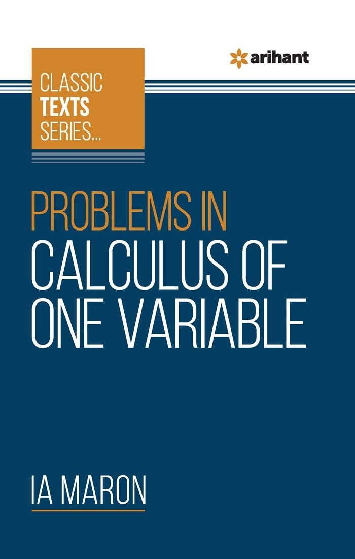 Arihant All In One Classic Texts Series Problems In Calculus Of One Variable - Bhandari Stationers