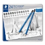 Staedtler Mars Lumograph 24pcs | Ideal For Drawing Artiest