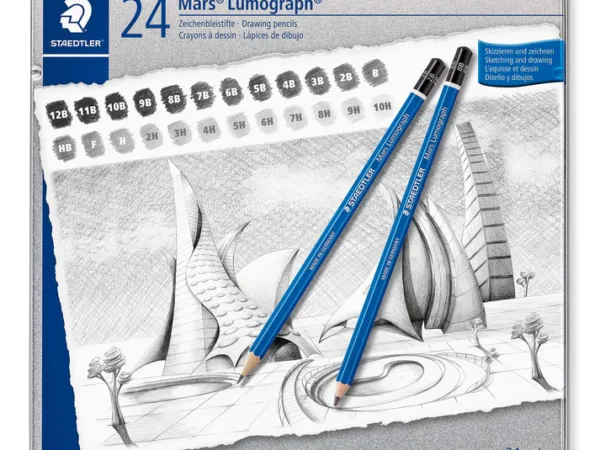 Staedtler Mars Lumograph 24pcs | Ideal For Drawing Artiest - Best Stationery Store In Kota