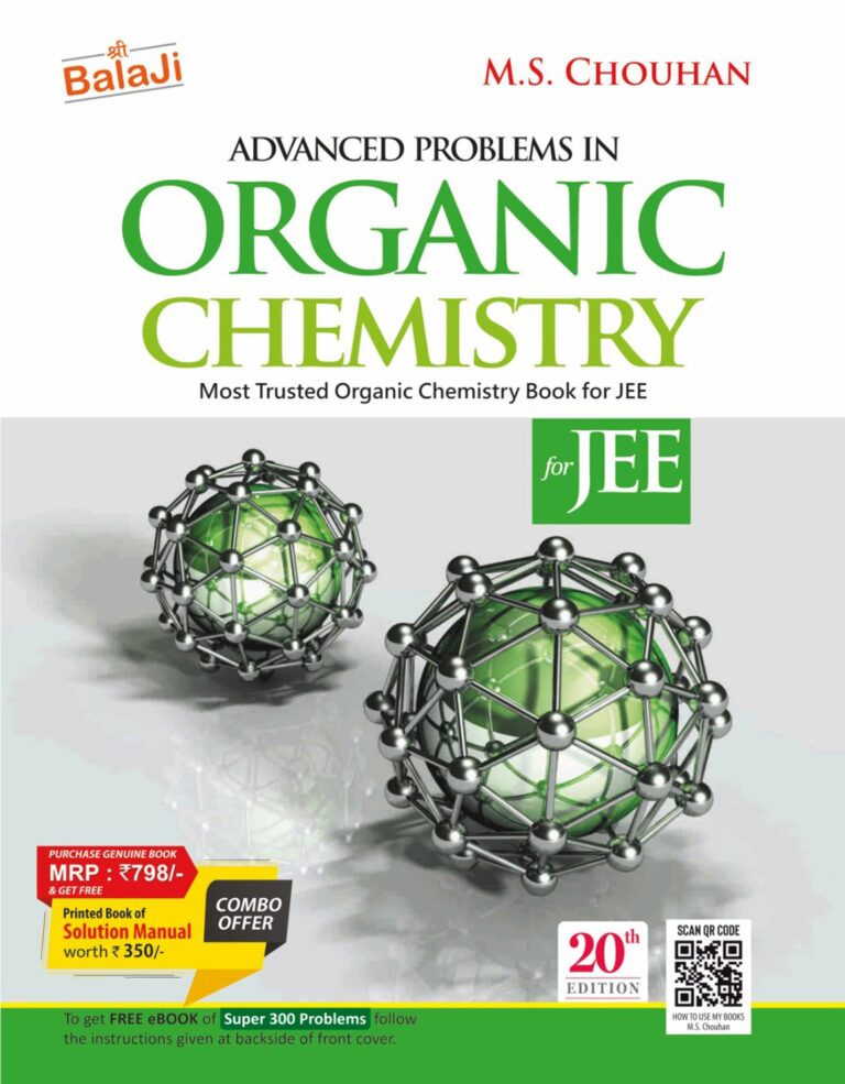 Shri Balaji Organic Chemistry For JEE Main & Adv. 19th Edition By M.S. Chauhan - Bhandari Stationers