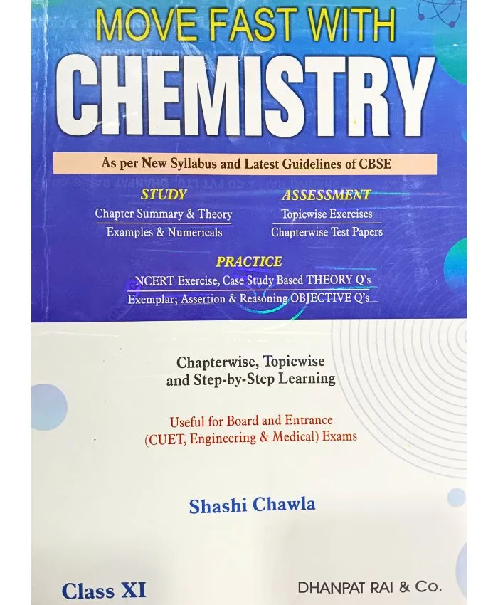 Drawing (9) Move Fast With Chemistry As Per New Syllabus Of CBSE For Class - 11th | By Shashi Chawla - Bhandari Stationers - Best Stationery Store In Kota