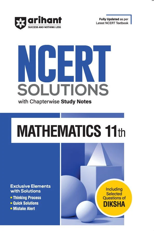 Arihant All In One NCERT Solutions Mathematics Class 11th with Chapterwise Study Notes | English Medium - Bhandari Stationers