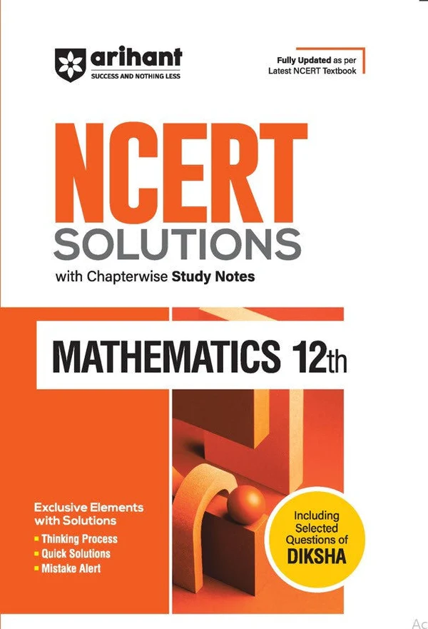 Arihant All In One NCERT Solutions Mathematics Class 12th with Chapterwise Study Notes | English Medium - Bhandari Stationers