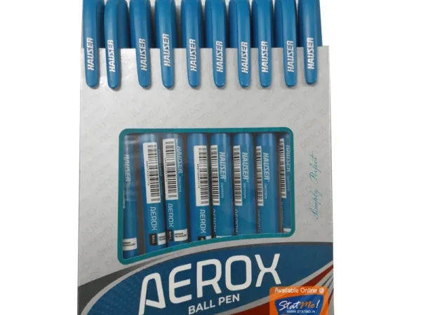 Hauser Aerox Ball Pen 10 Unit Pack - Bhandari Stationers - Best Stationery Store In Kota