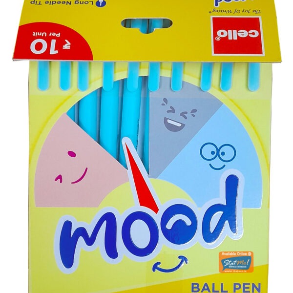 Cello Mood Ball Pen 10 Unit Pack - Bhandari Stationers