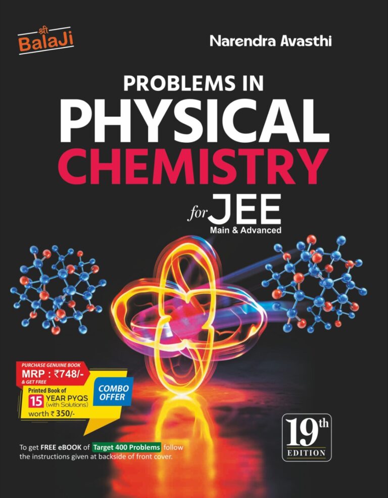 Shri Balaji Physical Chemistry For JEE Main & Adv. 19th Edition By Narendra Avasthi - Bhandari Stationers