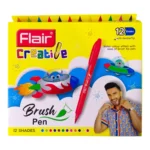 Flair Creative Brush Pen 12 Shades - Bhandari Stationers