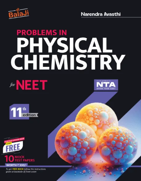 Shree Balaji Problems In Physical Chemistry For NEET Students 11th Edition Worth 10 Mock Test Papers - Bhandari Stationers - Best Stationery Store In Kota