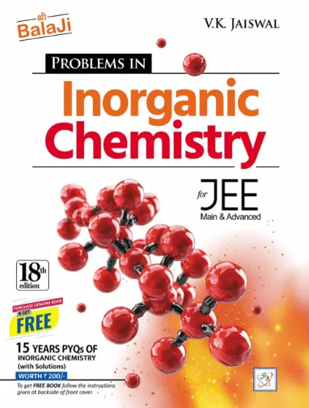 Shree Balaji Inorganic Chemistry For JEE Main & Advanced 18th Edition - Bhandari Stationers - Best Stationery Store In Kota