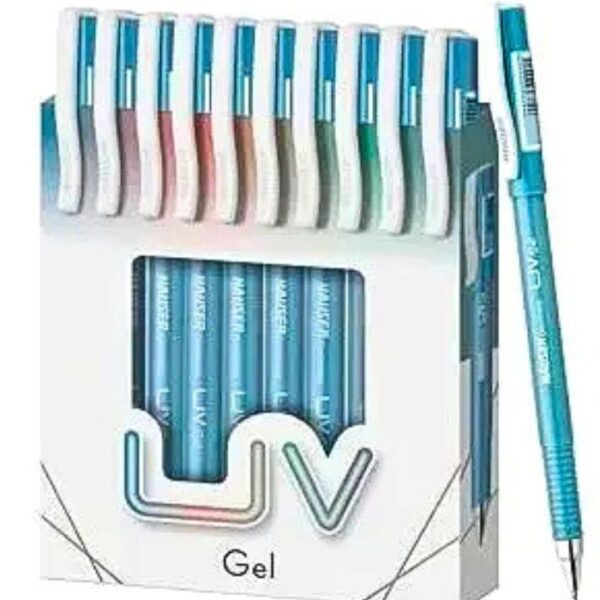 Hauser UV Waterproof Gel Pen 10 Unit Pack