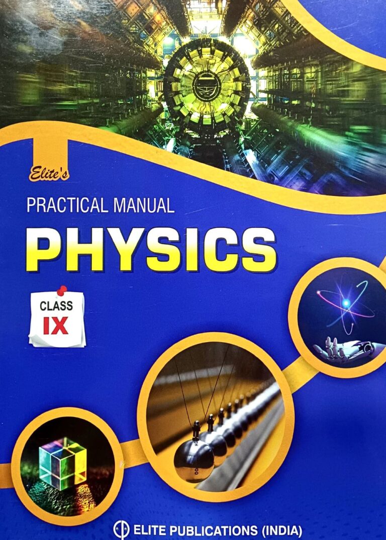 Elites Practical Manual Physics For Class 9th - Bhandari Stationers - Best Stationery Store In Kota
