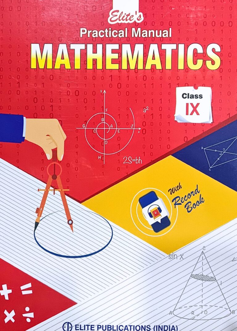 Elite's Practical Manual Mathematics For Class 9th - Bhandari Stationers - Best Stationery Store In Kota