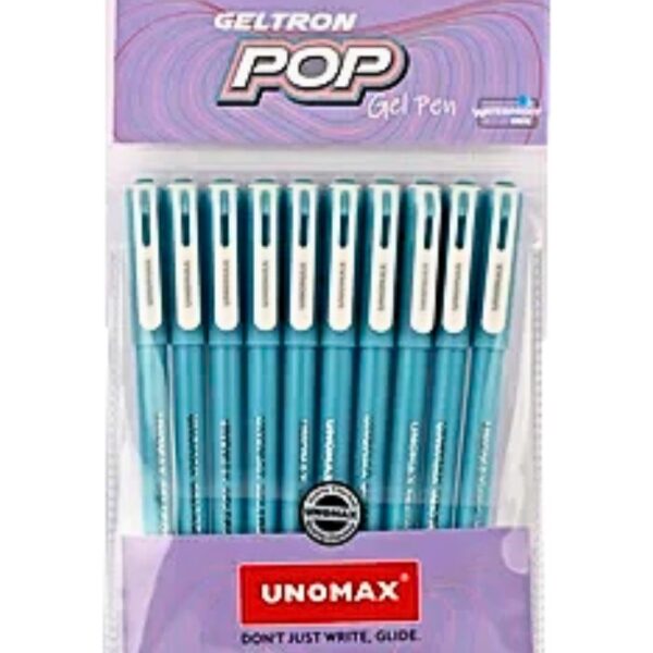 Unomax Geltron Pop Gel Pen 10 Unit Pack - Bhandari Stationers