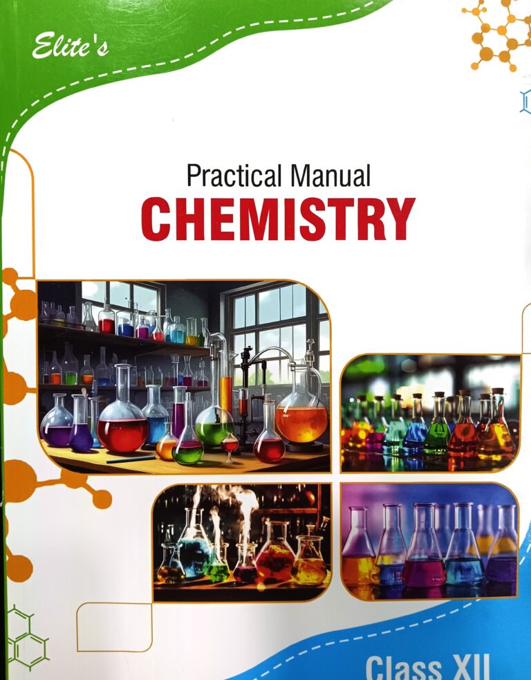 Elite's Chemistry Practical Note Book For Class 12th New Edition - Bhandari Stationers - Best Stationery Store In Kota