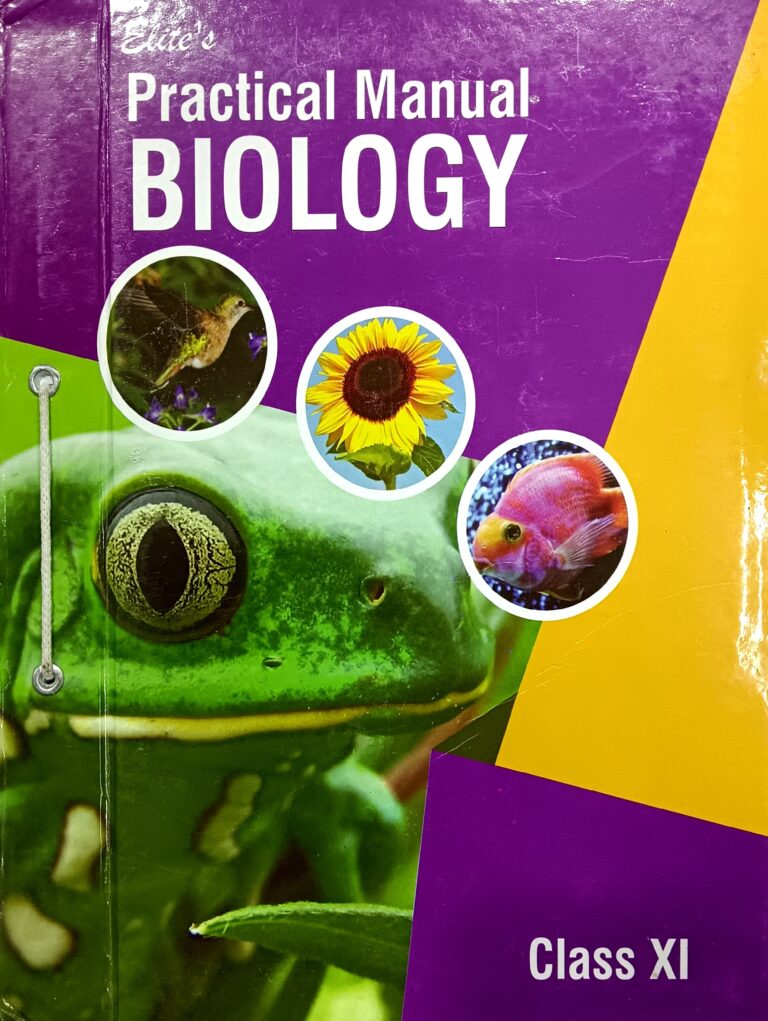 Elites Practical Manual Biology For Class 11th - Bhandari Stationers - Best Stationery Store In Kota