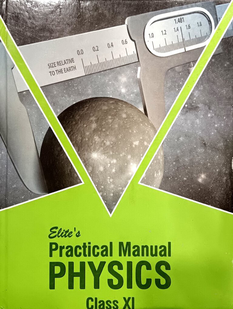 Elites Practical Manual Physics For Class 11th - Bhandari Stationers - Best Stationery Store In Kota
