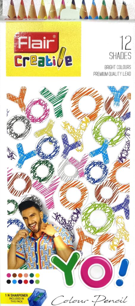 Flair Color Pencil 12 Shades Ideal For Students - Bhandari Stationers - Best Stationery Store In Kota
