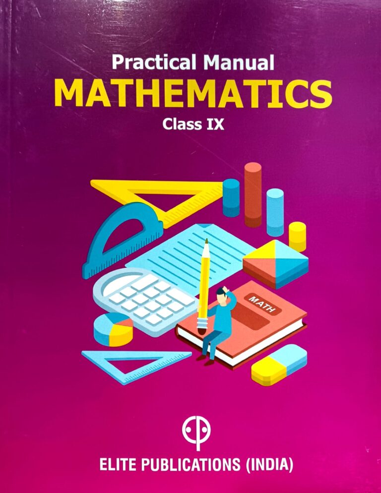 Elite's Mathematics Practical Manual For Class 9th New Edition - Bhandari Stationers Kota