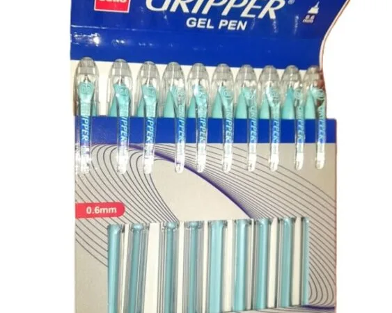 Cello Gripper Gel Pen 10 Unit Pack - Bhandari Stationers - Best Stationery Store In Kota