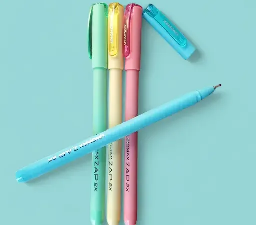 Unomax Zap 2X Liquid Ballpoint Pen 10 Unit Pack - Best Stationery Store In Kota