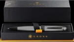 CROSS Ball-Point Stylo Bille Matte Gun Metal Grey Premium Pen - Bhandari Stationers - Best Stationery Store In Kota