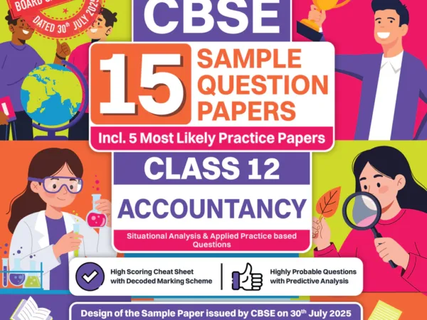 Oswaal Books CBSE Accountancy 15 Sample Question Paper For Class 12th, 2025-26 With Solution - Bhandari Stationers