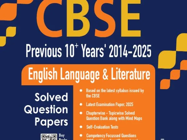 Together With CBSE Previous 10 years English Language and Literature Sample Question Paper For Class 12th, 2025-26 With Solutions - Bhandari Stationers
