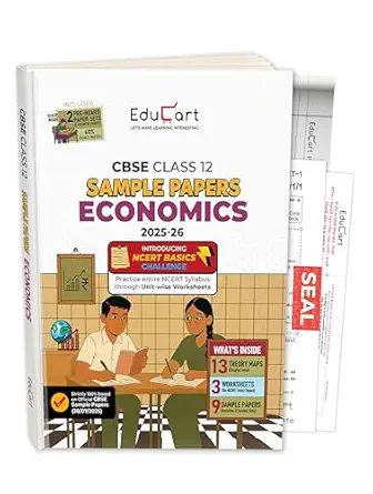 Edu Cart CBSE Economics Sample Question Paper For Class 12th, 2025-26 With Solution - Bhandari Stationers