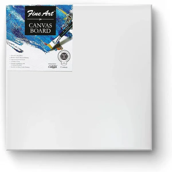 Fine Art Acrylic Painting Art Canvas, Type-Plain, Square Shape, All Size