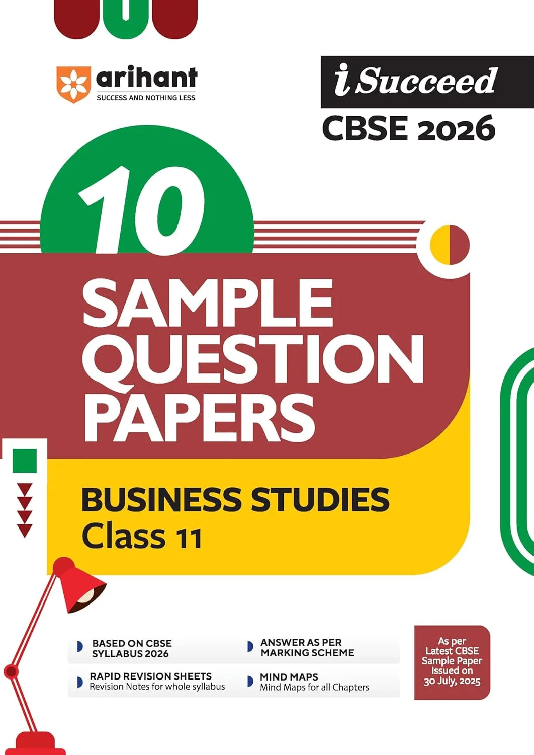 71rZ2q3KZ9L._SL1500_ Arihant CBSE Business Studies 10 Sample Question Paper For Class 11th, 2025-26 With Solutions - Bhandari Stationers